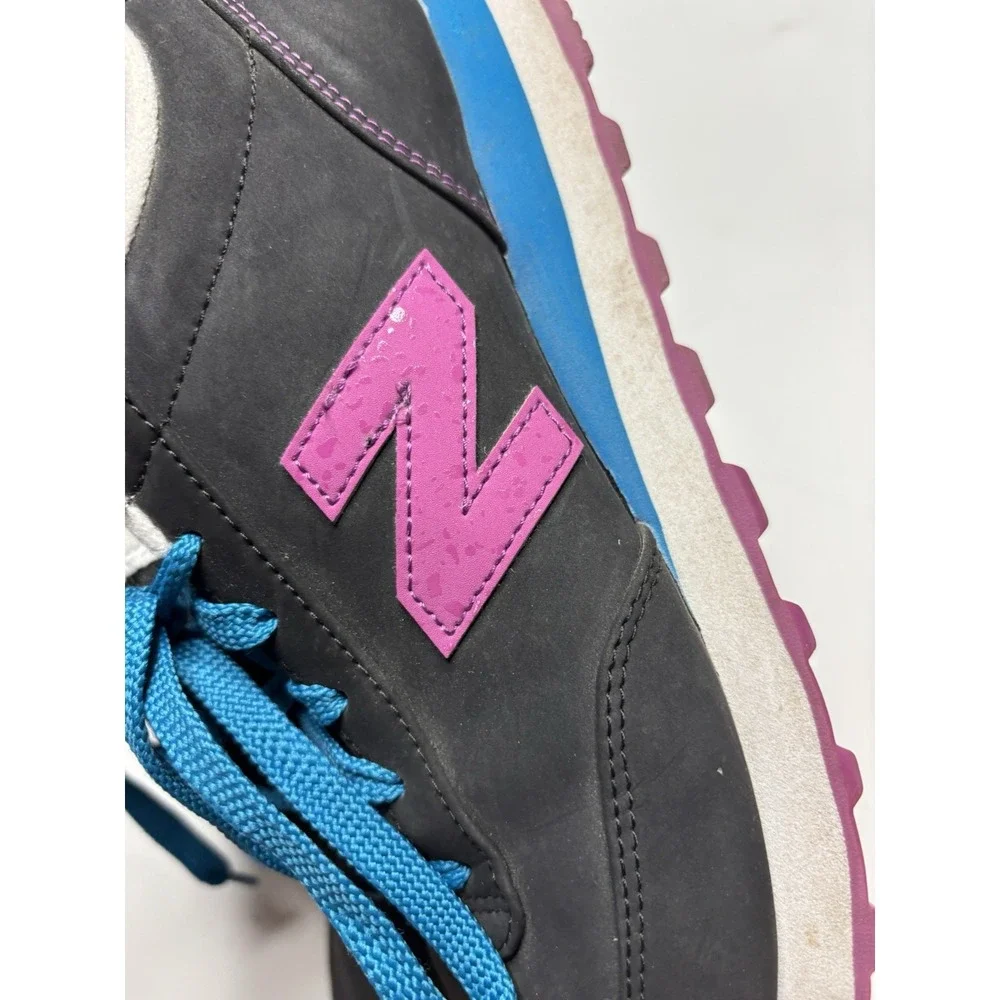 New Balance 501 Womens Black Purple Blue Sneakers  Size 8.5